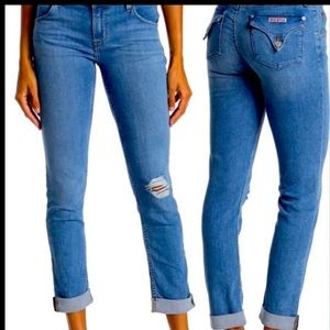 !- Hudson Bacara cropped jeans size 25. Mint condition!